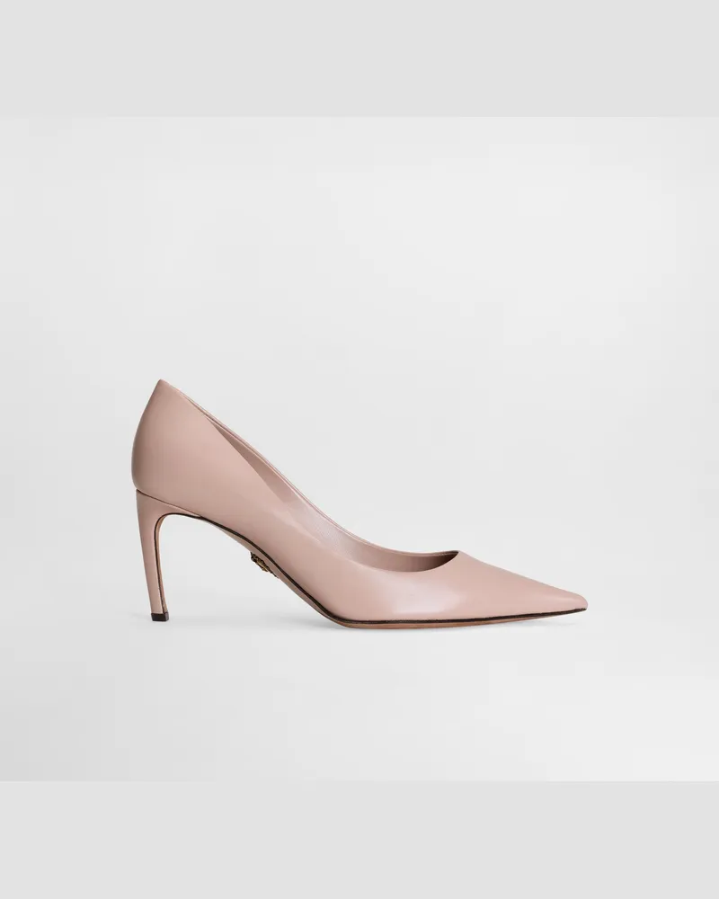 Dolce & Gabbana Décolleté In Pelle Di Capretto Lucido - Donna Décolleté E Slingback Cipria Cipria