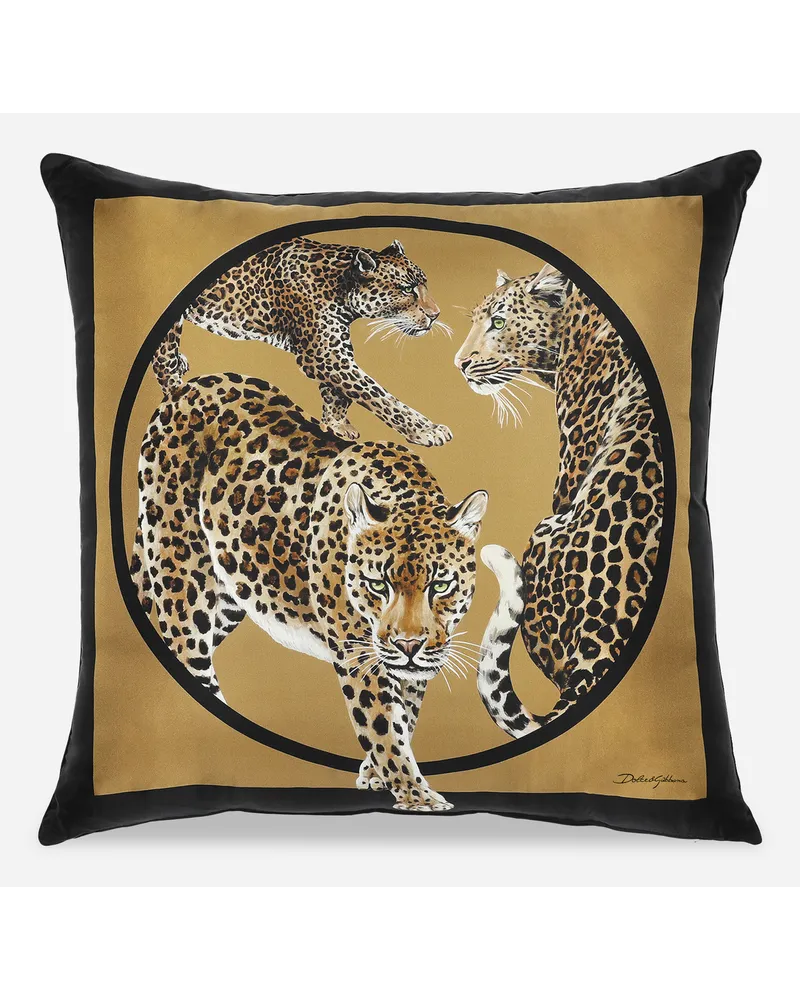 Dolce & Gabbana Silk Twill Cushion Large - Cuscini Grandi Multicolore Multicolore