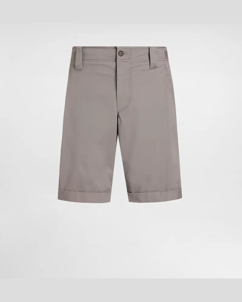 Dolce & Gabbana Bermuda In Cotone - Uomo Pantaloni E Shorts Grigio Grigio