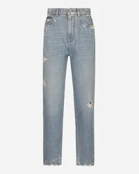 Dolce & Gabbana Jeans Amber In Denim Di Cotone - Donna Denim Multicolore Cotone Variante