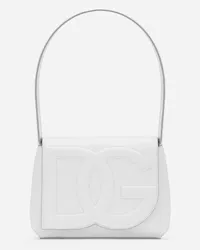 Dolce & Gabbana Borsa A Spalla Dg Logo Bag - Donna Borse A Spalla E Tracolla Bianco Pelle Bianco