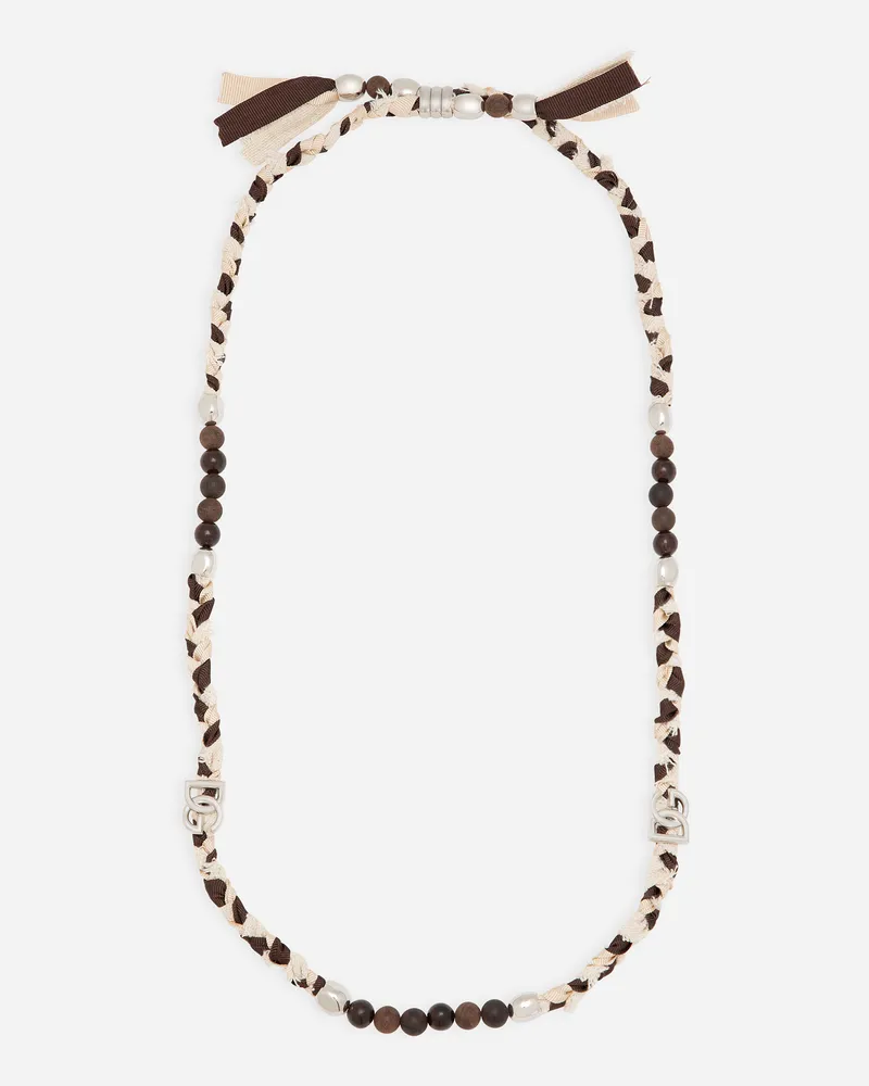 Dolce & Gabbana Collana Intreccio - Uomo Bijoux Multicolore Metallo Multicolor