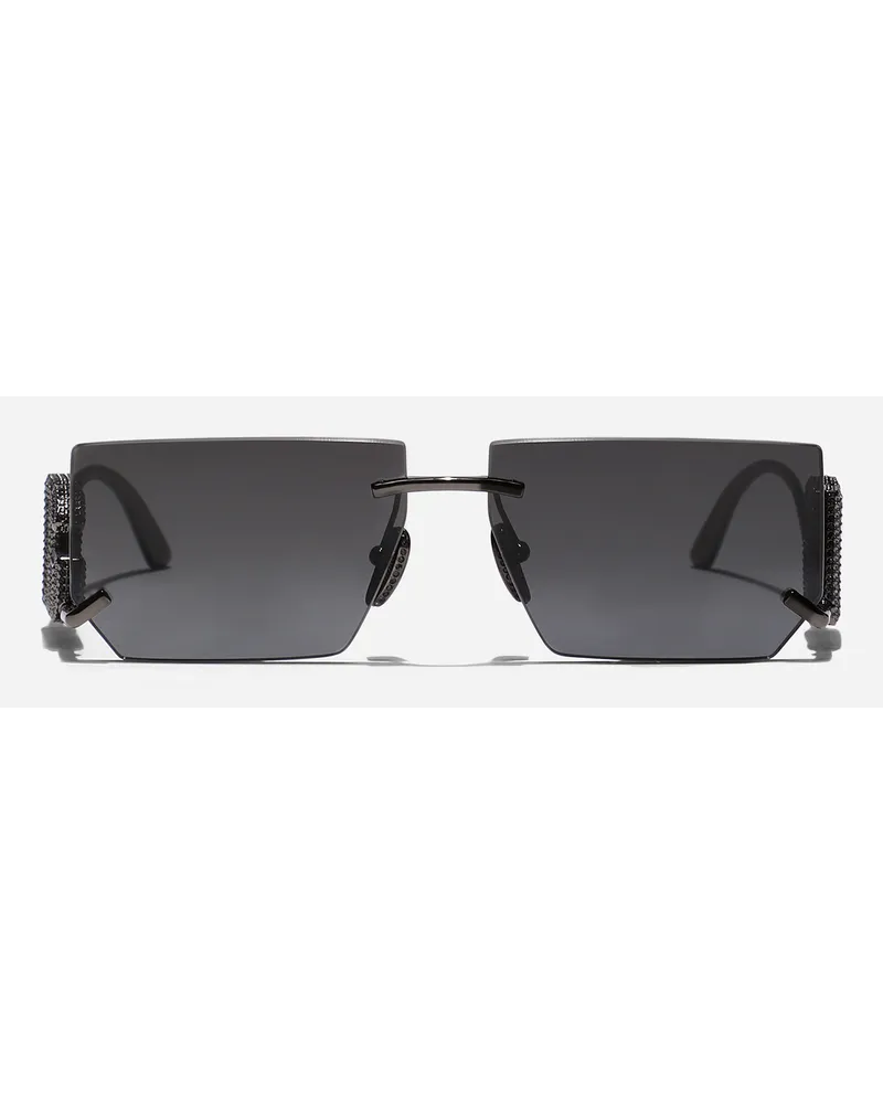 Dolce & Gabbana Occhiali Da Sole Dg Crystal - Donna Occhiali Da Sole Nero Generic