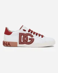 Dolce & Gabbana Sneaker Portofino Vintage In Pelle Di Vitello - Donna Sneaker Bianco Bianco