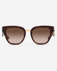 Dolce & Gabbana Dg Crossed Sunglasses - Uomo Novità Avana Generic