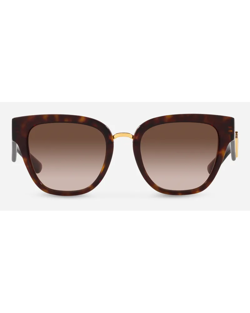Dolce & Gabbana Dg Crossed Sunglasses - Uomo Novità Avana Generic