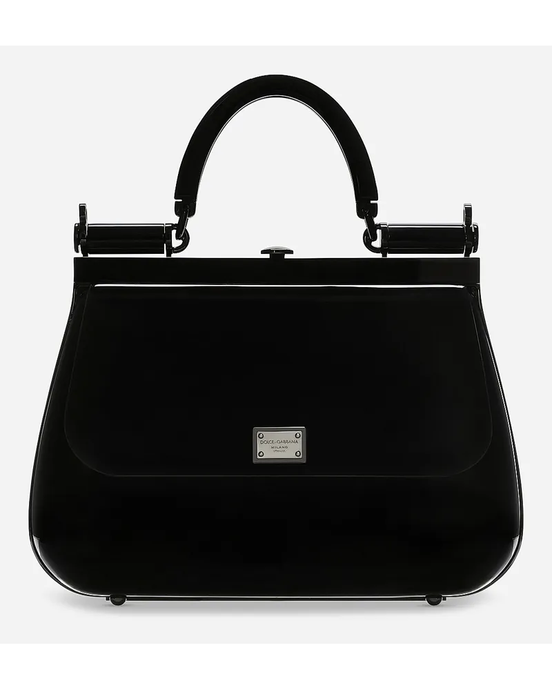 Dolce & Gabbana Borsa A Mano Sicily Box - Donna Borse A Mano Nero Nero