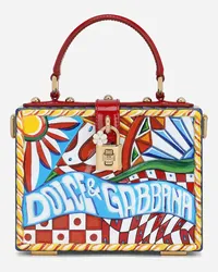 Dolce & Gabbana Borsa A Mano Dolce Box - Donna Borse A Mano Multicolore Tessuto Multicolor