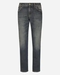 Dolce & Gabbana Pantalone - Uomo Denim Multicolore Cotone Variante