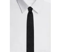 Cravatta In Seta Jacquard Logo Dg - Uomo Cravatte E Pochette Blu