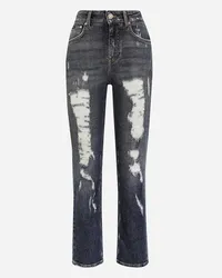 Dolce & Gabbana Jeans Boyfriend In Denim Con Rotture - Donna Denim Multicolore Cotone Variante