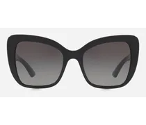 Half-print Sunglasses - Donna Icons Nero