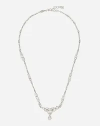 Dolce & Gabbana Collana Easy Diamond In Oro Bianco 18kt E Diamanti - Donna Collane Bianco Oro Bianco