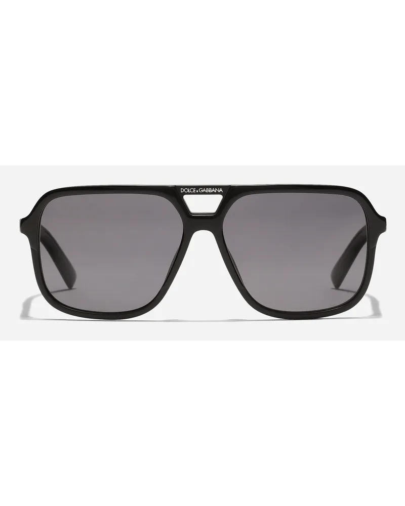 Dolce & Gabbana Angel Sunglasses - Uomo Icons Nero Generic