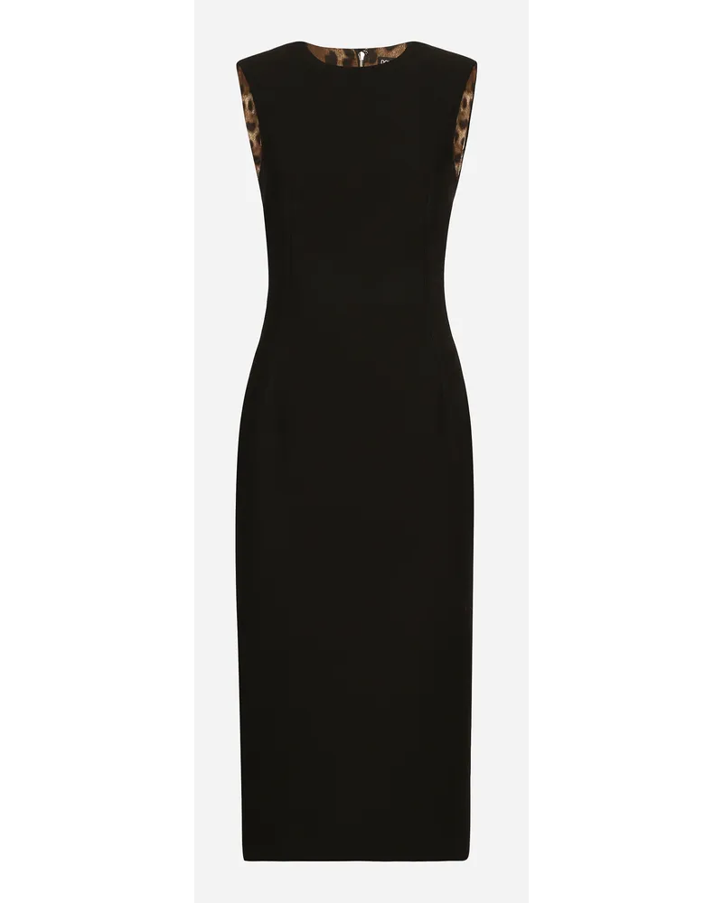Dolce & Gabbana Abito A Tubino In Lana - Donna Abiti Nero Nero