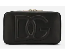 Camera Bag Logo Piccola In Pelle Di Vitello - Donna Borse A Spalla E Tracolla Nero Pelle