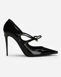 Dolce & Gabbana Décolleté In Pelle Di Vitello Lucida - Donna Décolleté E Slingback Nero Pelle Nero