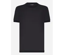 T-shirt Manica Corta In Seta - Uomo T-shirts E Polo Grigio