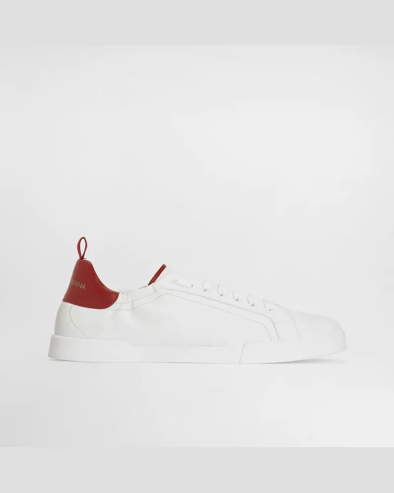 Dolce & Gabbana Sneaker Portofino In Pelle Di Vitello - Uomo Sneaker Multicolore Multicolore
