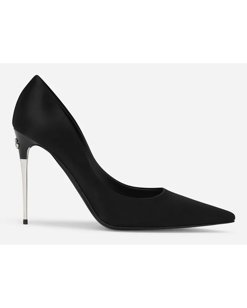 Dolce & Gabbana Décolleté In Raso - Donna Décolleté E Slingback Nero Viscosa Nero