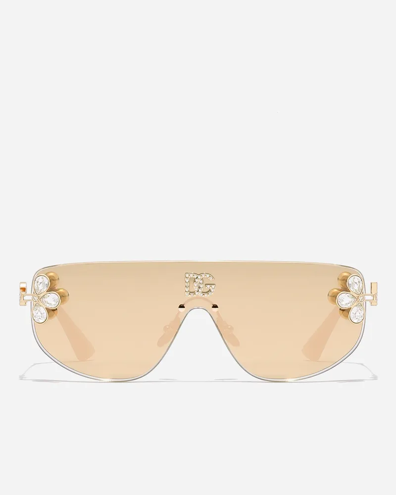 Dolce & Gabbana Occhiali Da Sole Dg Crystals - Donna Novità Oro Generic