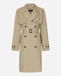 Dolce & Gabbana Trench Doppiopetto - Uomo Cappotti E Giubbotti Beige Beige