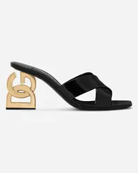 Dolce & Gabbana Patent Leather 3.5 Mules - Donna Slide E Mule Nero Pelle Nero