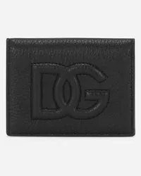 Dolce & Gabbana Portacarte Dg Logo - Uomo Portafogli E Piccola Pelletteria Nero Nero