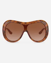 Dolce & Gabbana Occhiali Da Sole Dna - Donna Occhiali Da Sole Stampa Animalier Acetato Generic