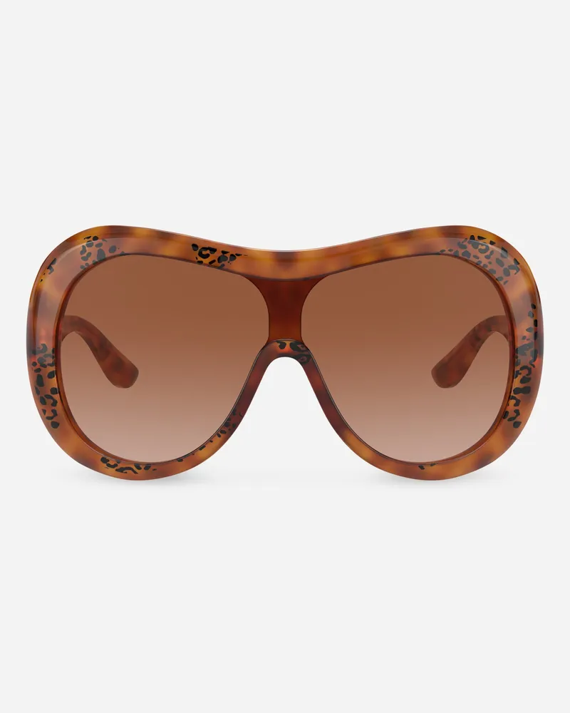 Dolce & Gabbana Occhiali Da Sole Dna - Donna Occhiali Da Sole Stampa Animalier Acetato Generic