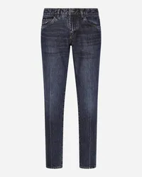 Dolce & Gabbana Jeans Regular In Denim - Uomo Denim Multicolore Variante