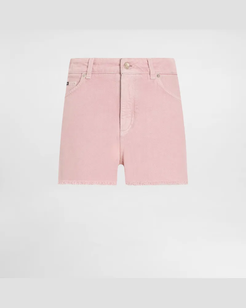 Dolce & Gabbana Shorts In Denim - Donna Denim Multicolore Variante