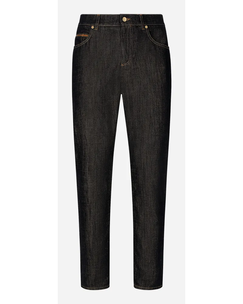 Dolce & Gabbana Jeans Regular Denim Blu - Uomo Denim Multicolore Variante