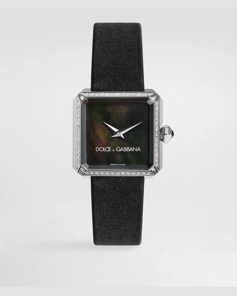 Dolce & Gabbana Sofia Steel Watch With Colorless Diamonds - Donna Orologi Nero Nero