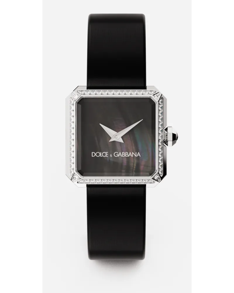 Dolce & Gabbana Sofia Steel Watch With Colorless Diamonds - Donna Orologi Nero Nero