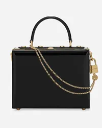 Dolce & Gabbana Borsa A Mano Dolce Box - Donna Borse A Mano Nero Pelle Nero