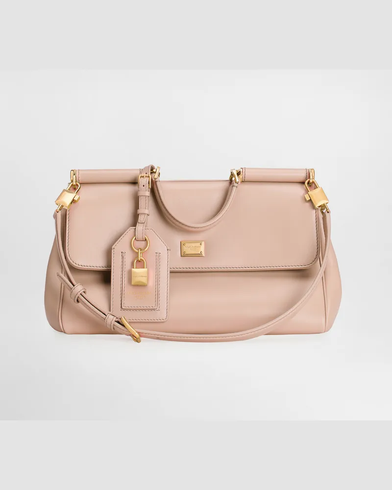 Dolce & Gabbana Borsa A Mano My Sicily - Donna Borse A Mano Beige Beige