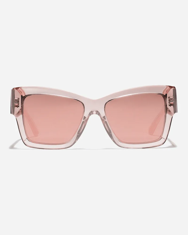 Dolce & Gabbana Occhiali Da Sole Dg Pizzo - Donna Novità Rosa Trasparente Generic