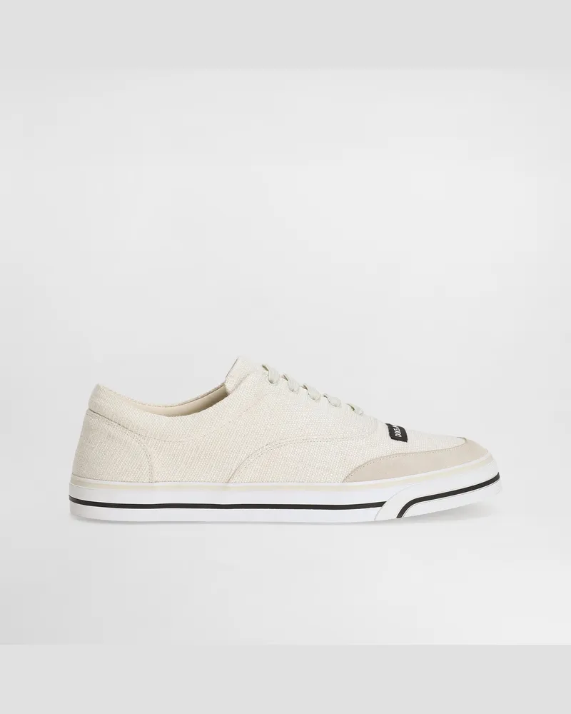 Dolce & Gabbana Sneaker Dg Sailing In Lino - Uomo Sneaker Multicolore Multicolore