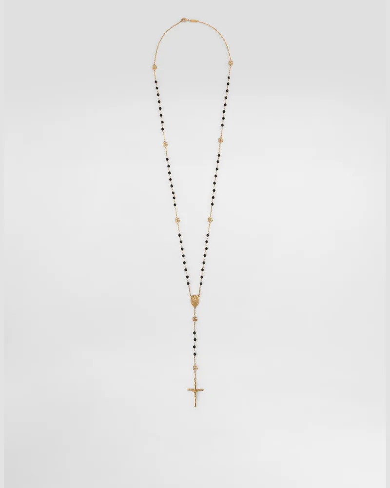 Dolce & Gabbana Collana Stile Rosario - Donna Bijoux Oro Metallo Oro