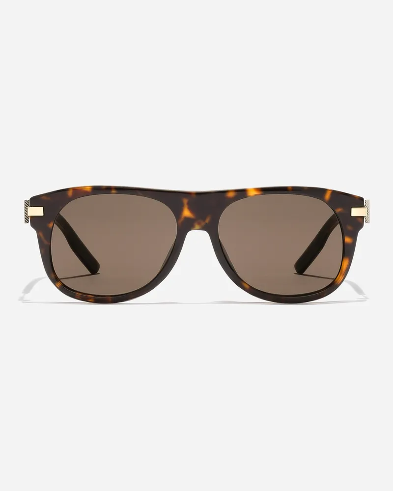 Dolce & Gabbana Occhiali Da Sole Metal Plaque - Donna Novità Avana Acetato Generic
