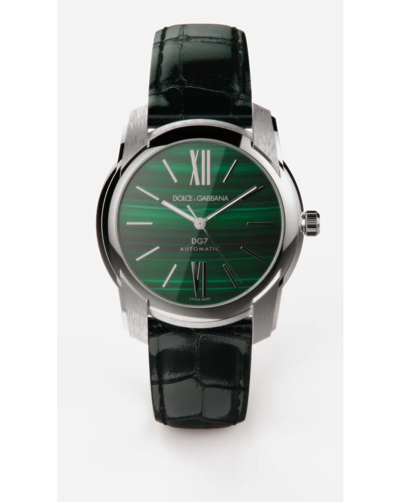 Dolce & Gabbana Orologio Acciaio E Malachite - Uomo Orologi Verde Verde