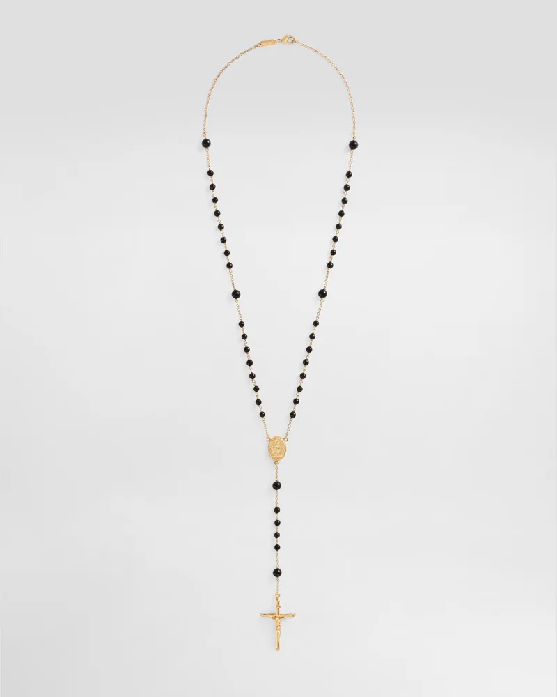 Dolce & Gabbana Collana Rosario - Donna Bijoux Oro Metallo Oro