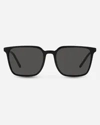 Dolce & Gabbana Thin Profile Sunglasses - Uomo Occhiali Da Sole Nero Acetato Generic