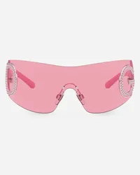 Dolce & Gabbana Re-edition Sunglasses - Donna Novità Rosa Con Strass Rosa Acetato Generic