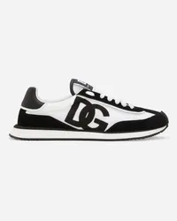 Dolce & Gabbana Sneaker Dg Cushion In Mix Materiali - Donna Sneaker Multicolore Multicolore