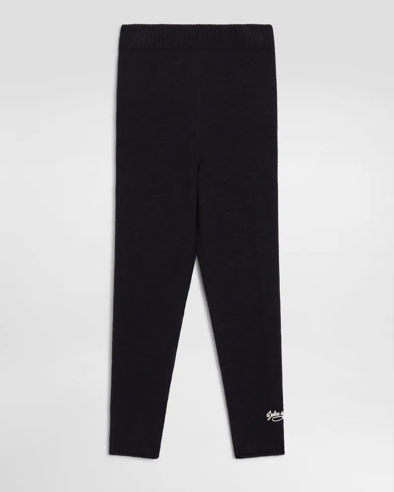 Dolce & Gabbana Leggings In Maglia - Donna Collection Blu Blu