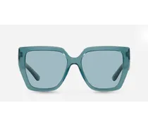 Dg Crossed Sunglasses - Uomo Novità Azzurro