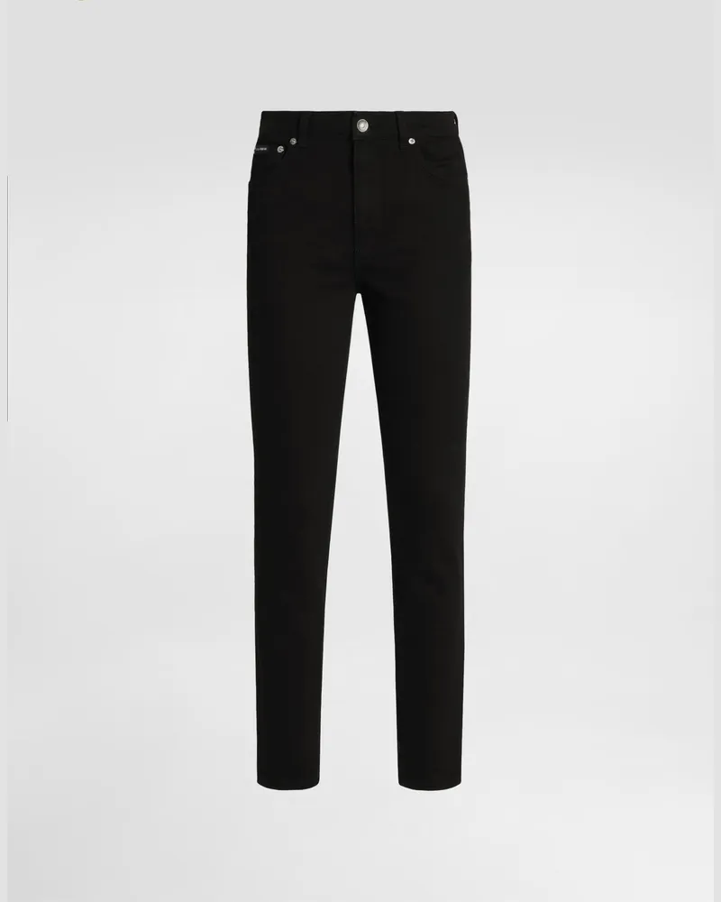 Dolce & Gabbana Pantaloni 5 Tasche In Denim - Donna Denim Multicolore Variante
