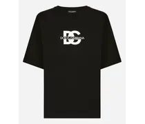 T-shirt Manica Corta Stampa Dg Logo - Uomo T-shirts E Polo Nero